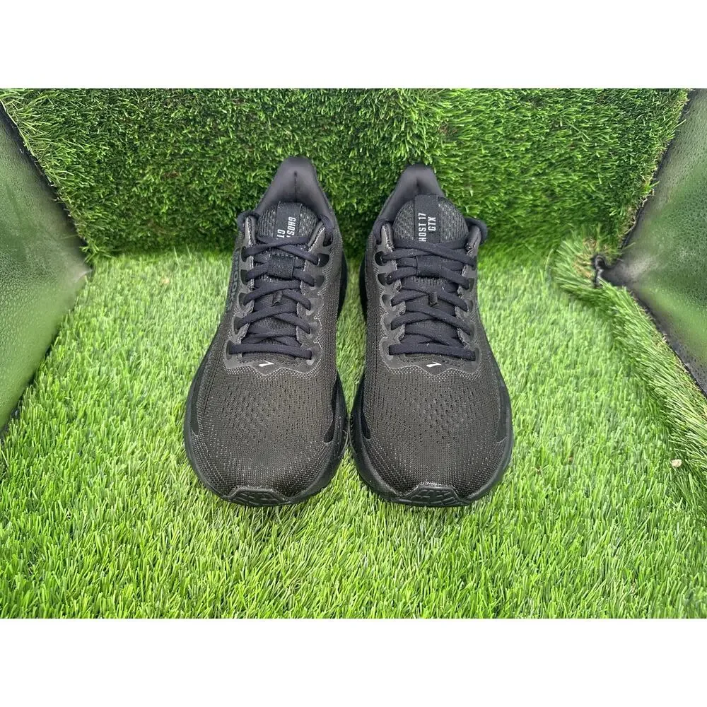 Brooks Ghost 17 GTX 1204511B020 Athletic Sneaker Women's 8.5B Black Mesh Workout